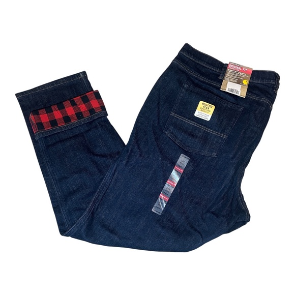 Carhartt 102729 474 Women's Original Fit Rugged Flex Flannel-Lined Jean 24w Reg - Picture 1 of 2